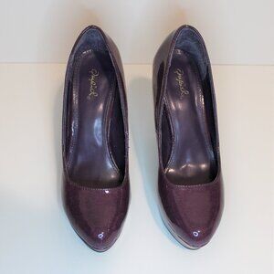 Qupid Womens Platform Pumps Heels Shoes Purple Size 7.5 Pre-Owne WOB